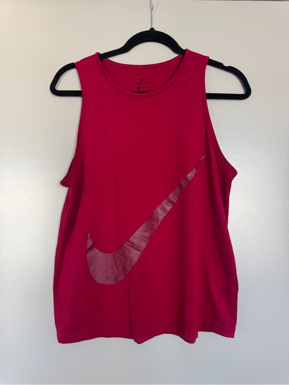 Nike Women’s Red Dri-FIT Sleeveless Tank
